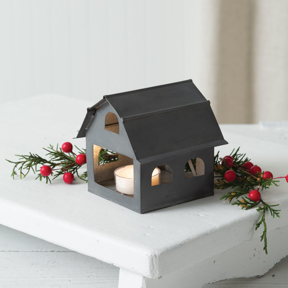 Galvanized Barn Luminary