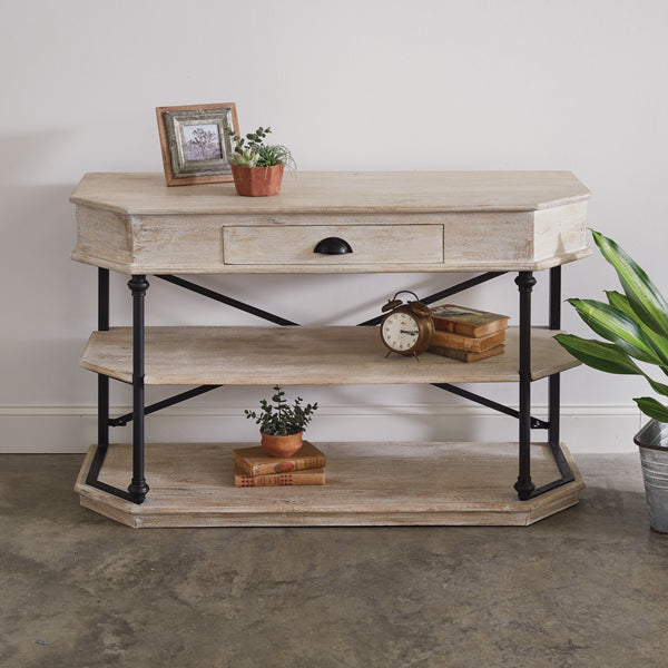 Three-Tier Open Shelf Buffet