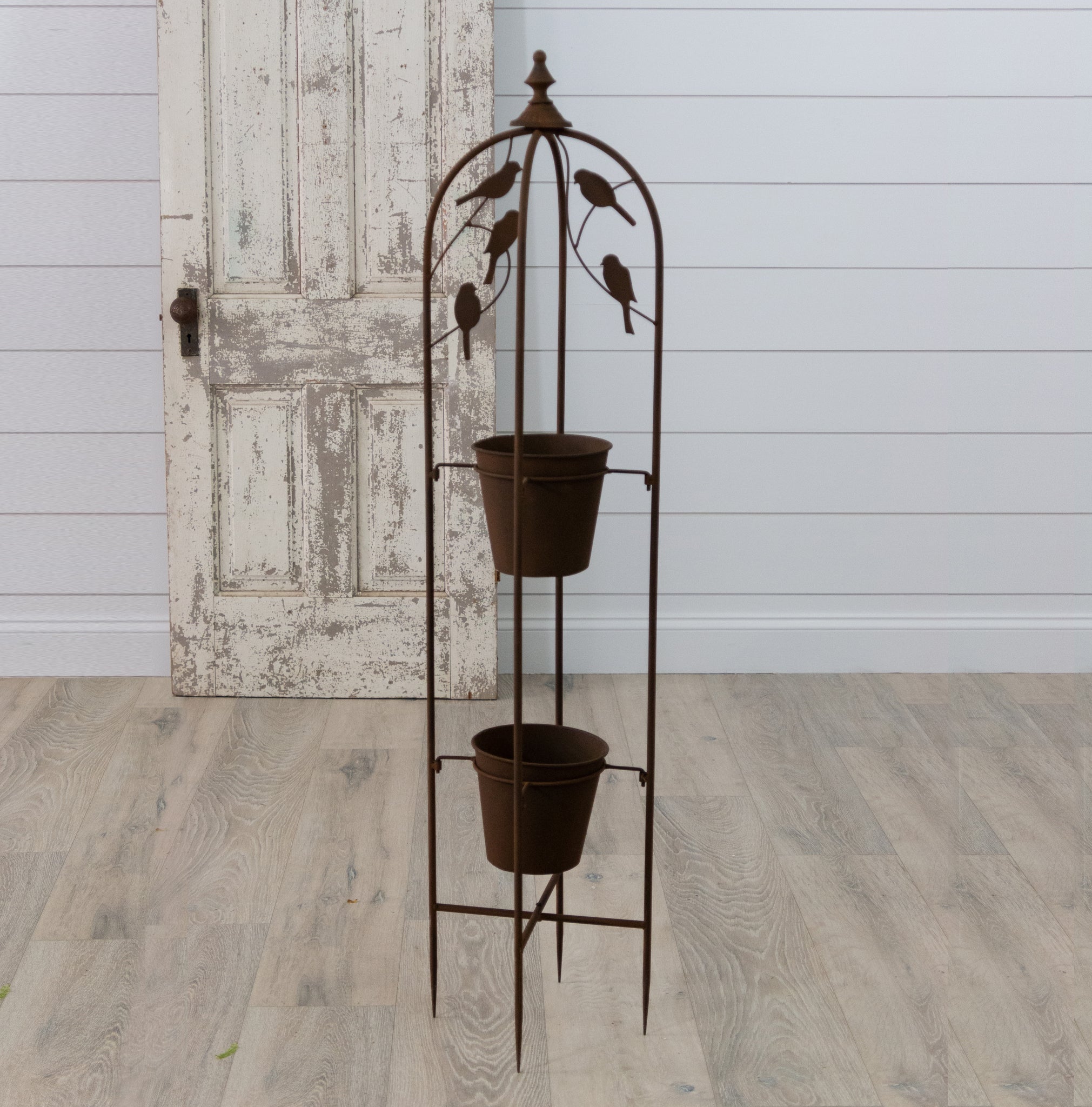 Tiered Plant Stand with Stakes
