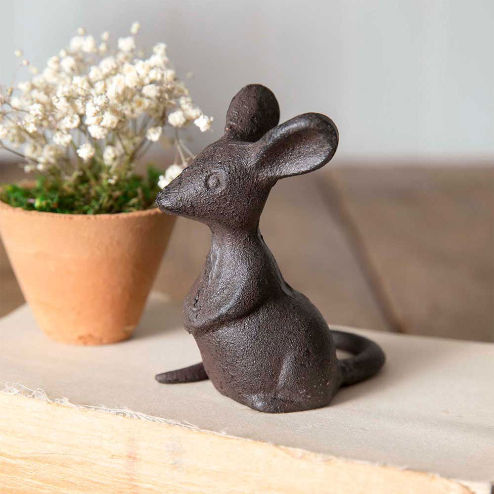 Cast Iron Mice (S/4)