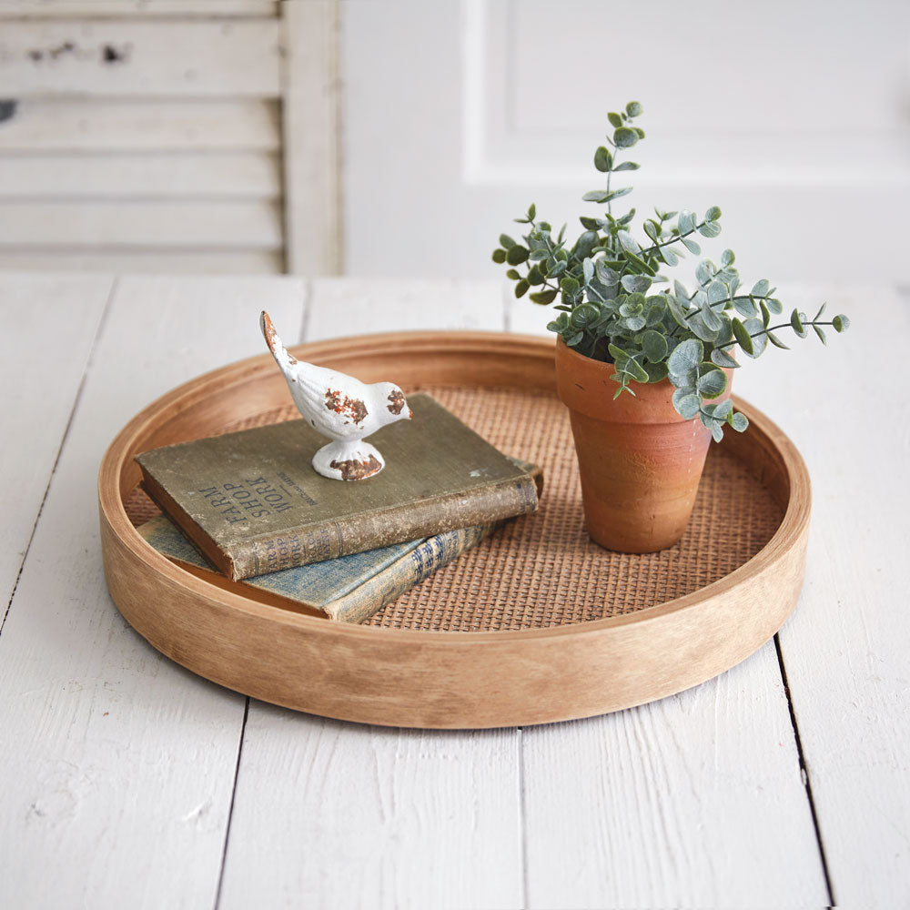 Naomi Cane and Wood Tray