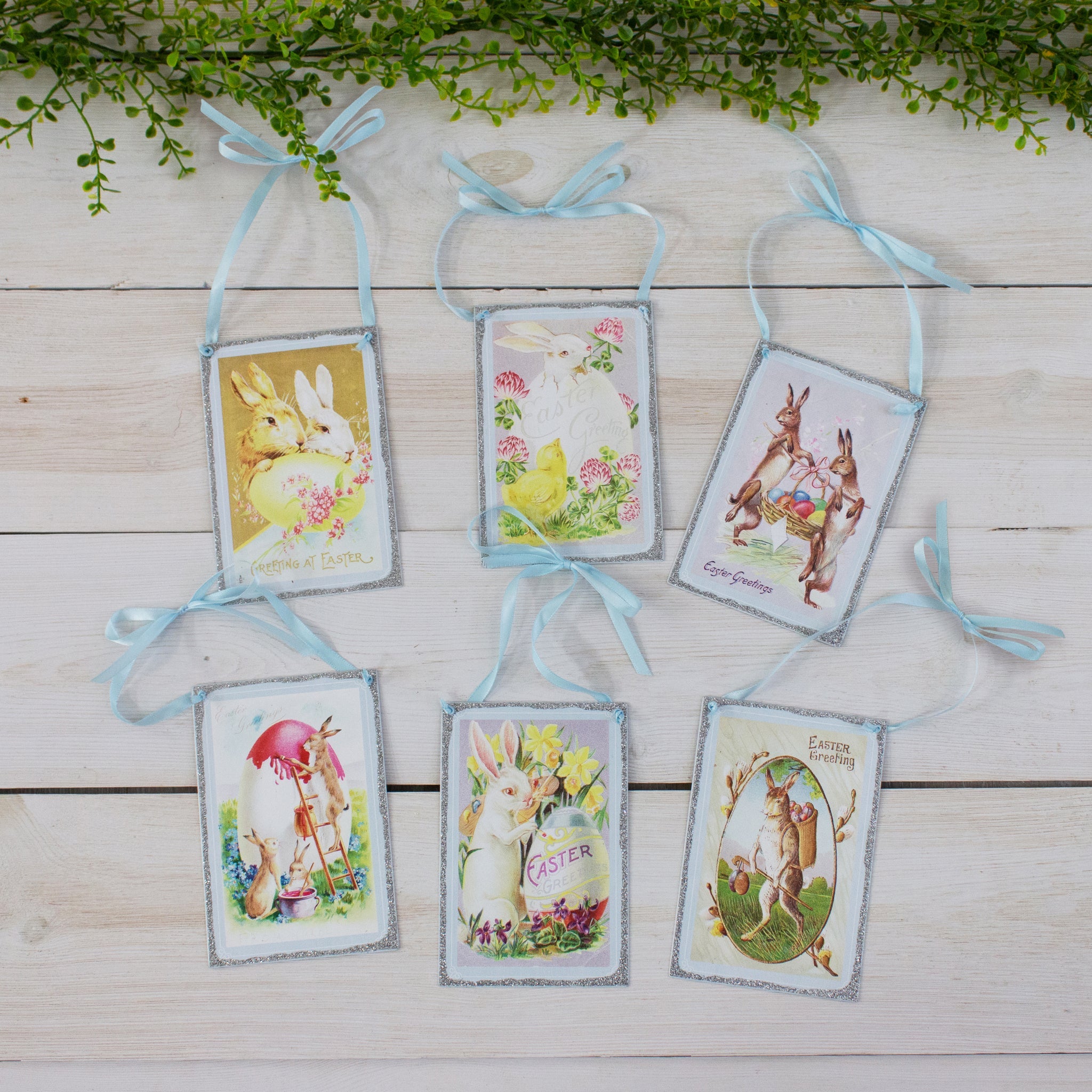 Vintage Easter Postcard Ornaments