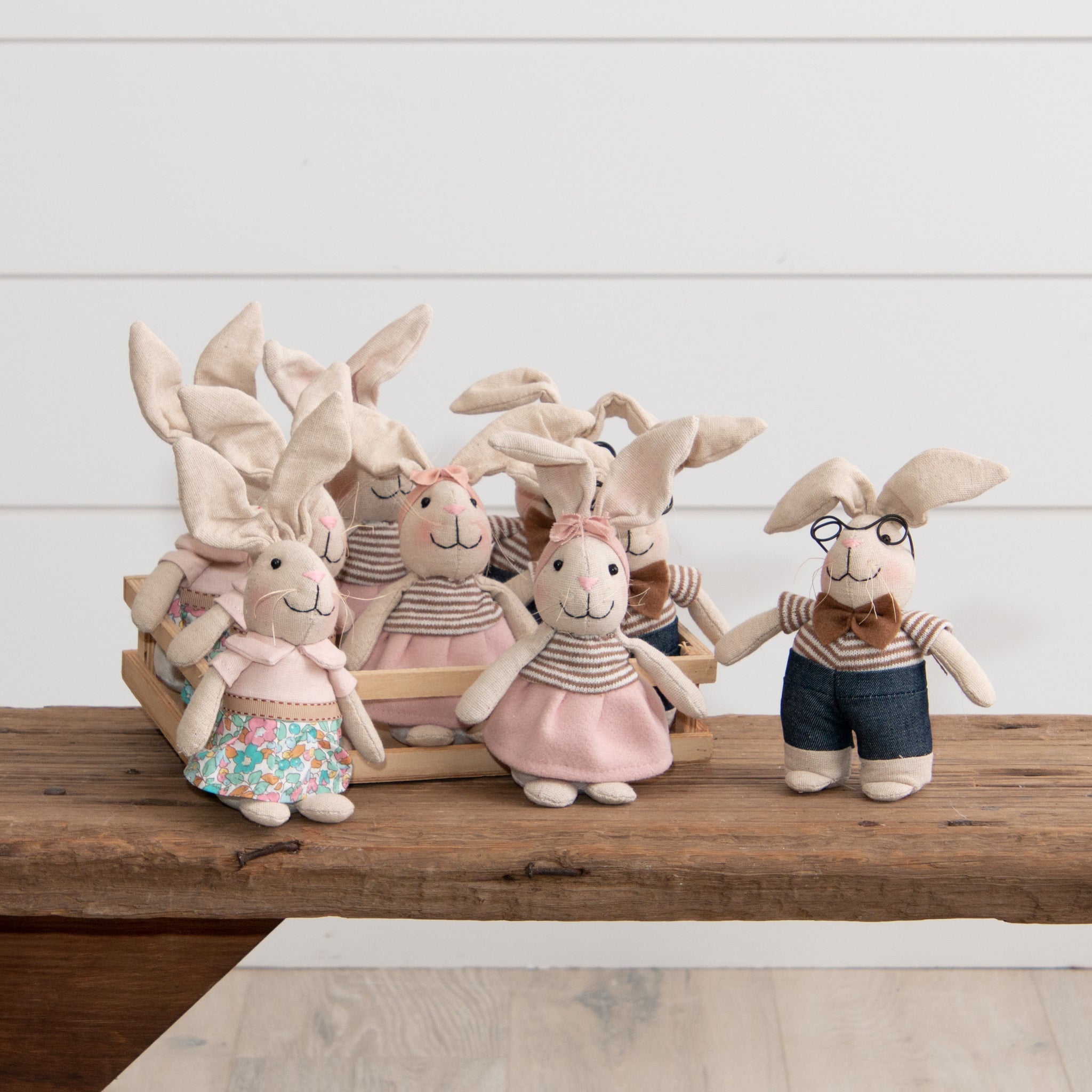 Crate Of 9 - Spring Rabbits, Asstd