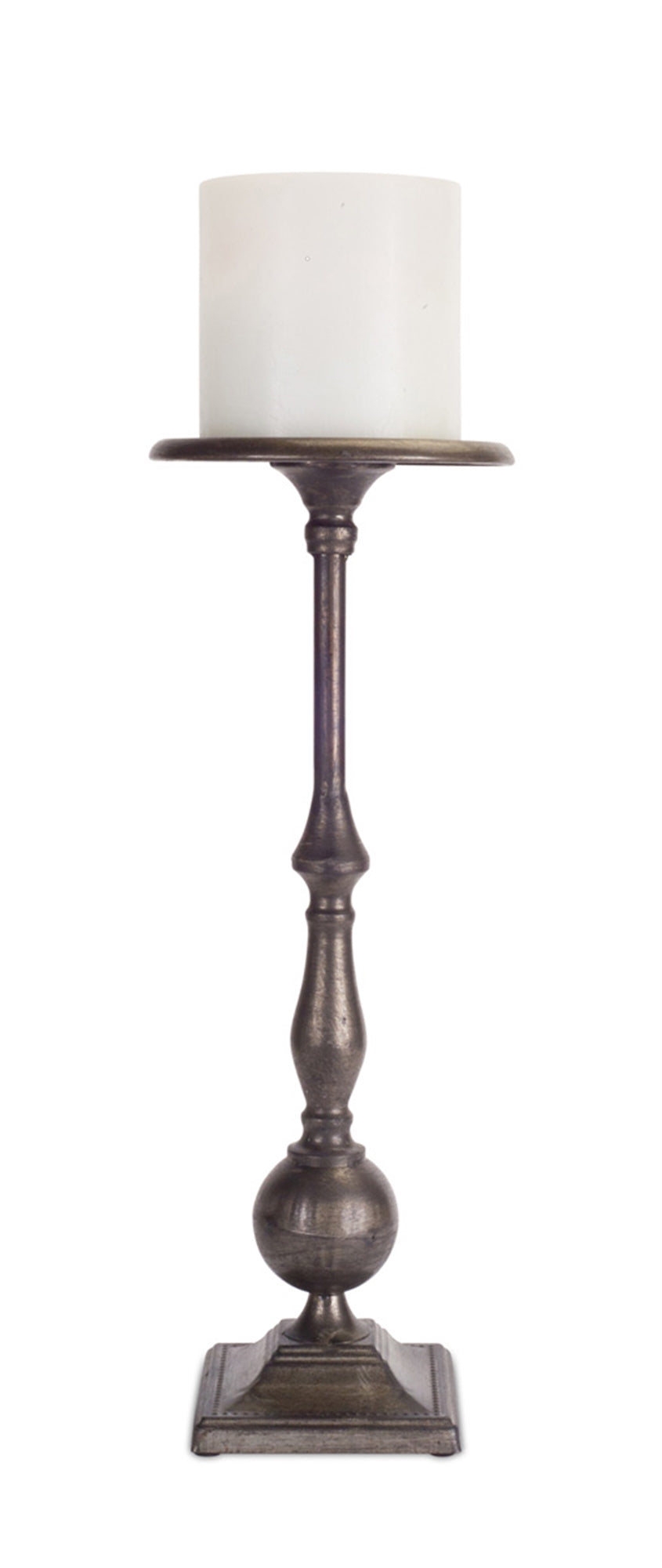 Jared Antique Metal Candle Holder (L) (5635827794077)