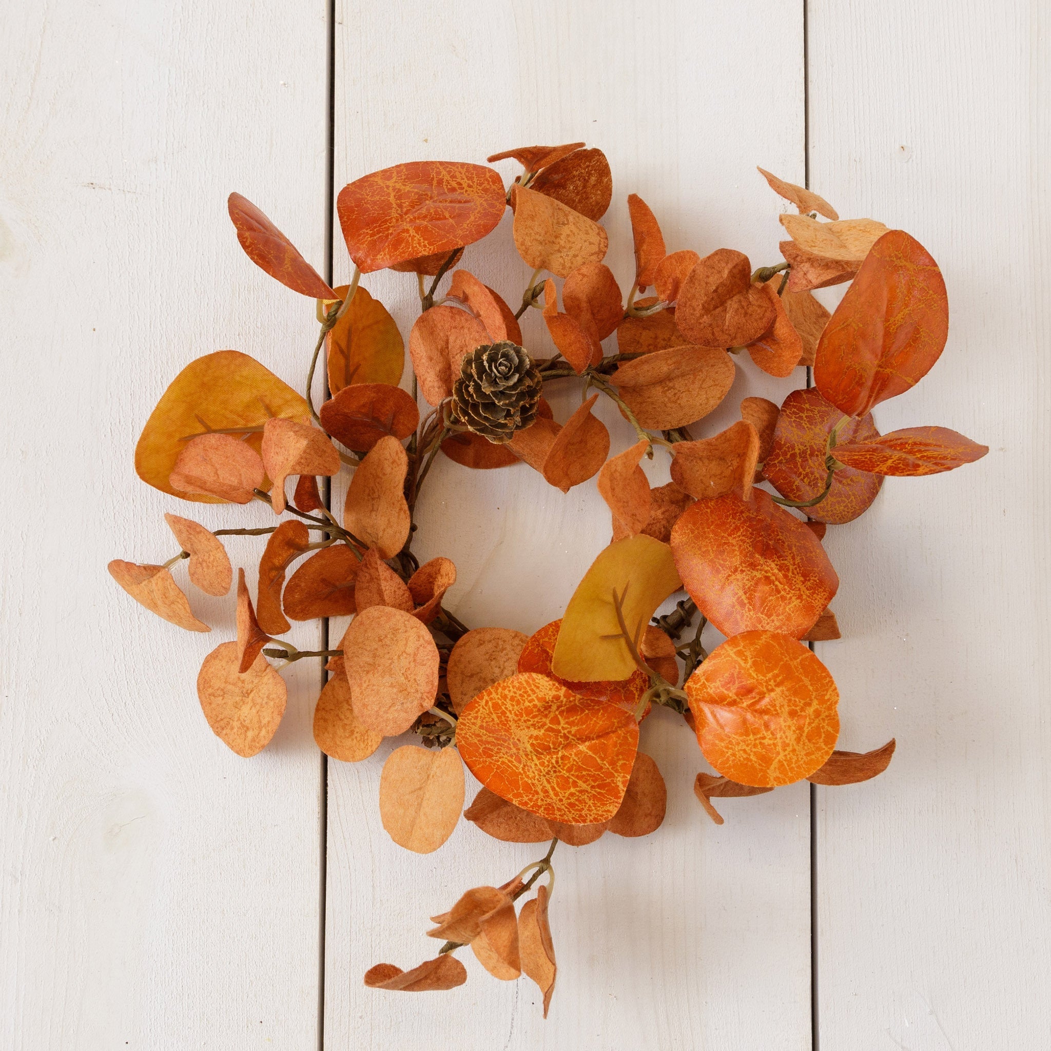 Orange Eucalyptus Candle Ring (S/2)
