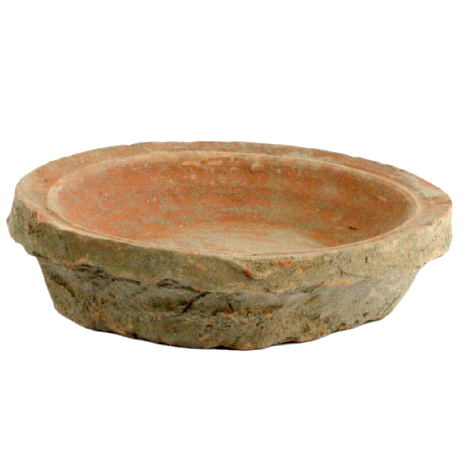 Rustic Terra Cotta Saucer 3.5 in - Antique Red (5610057629853)