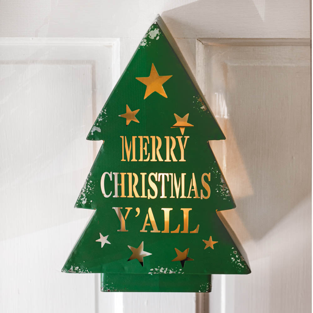 Merry Christmas Y'all Luminary