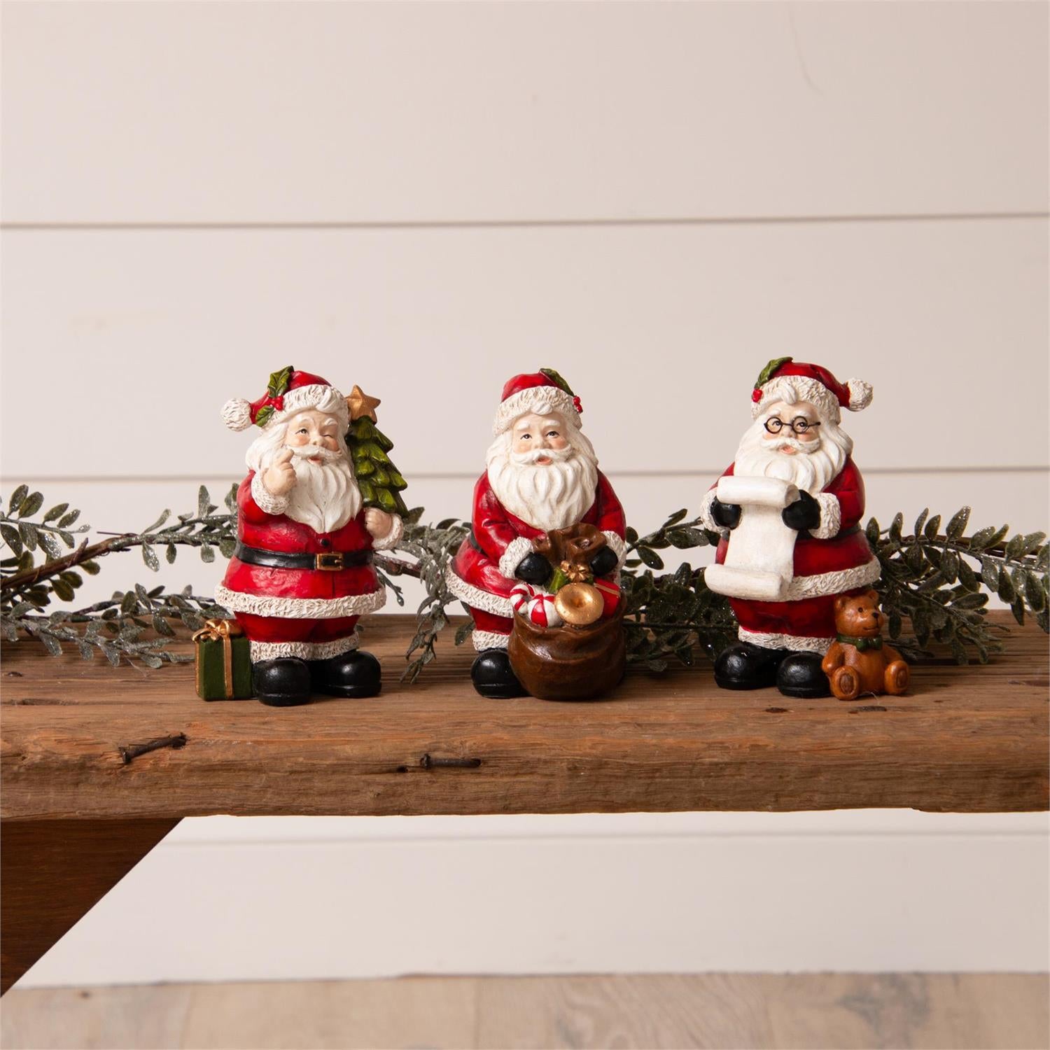 Traditional Santa Figurines