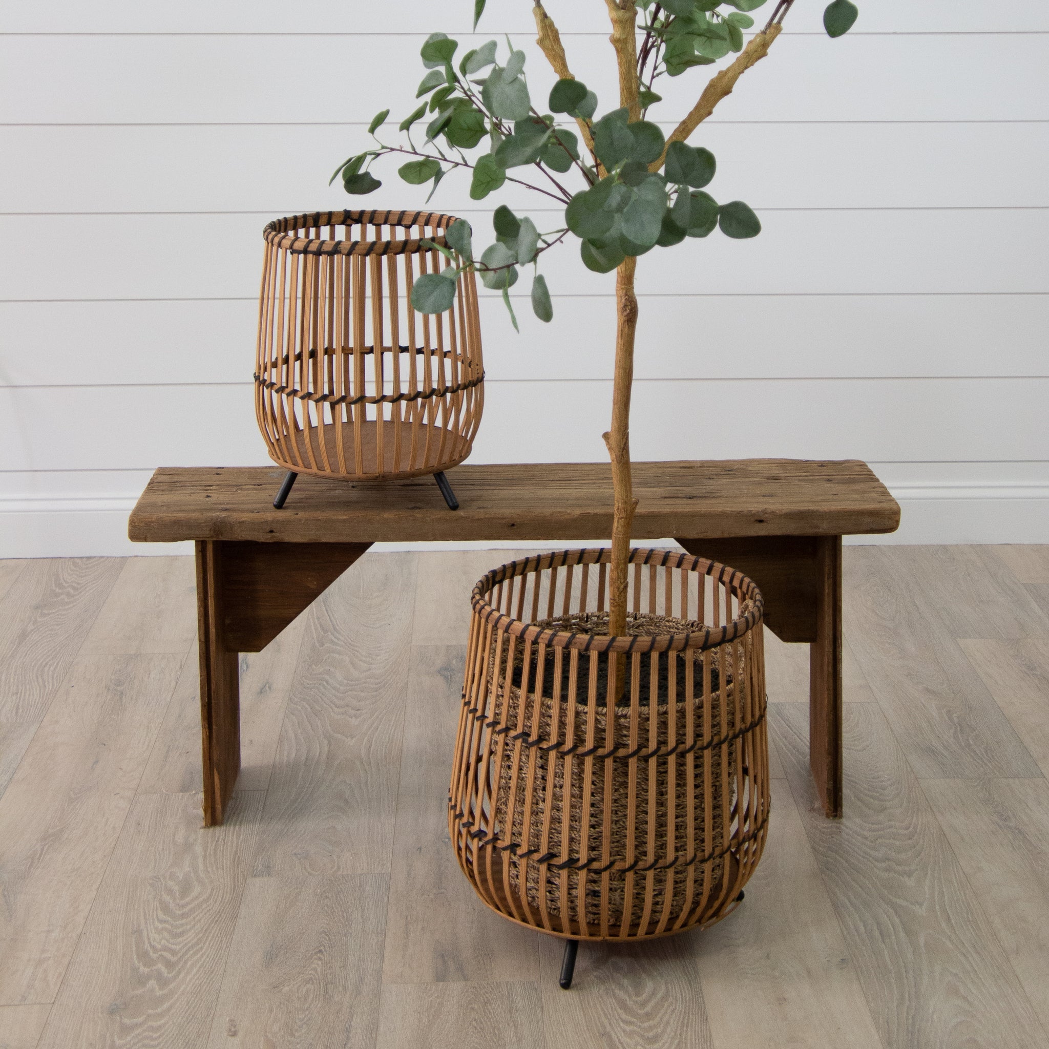 Bamboo Round Baskets