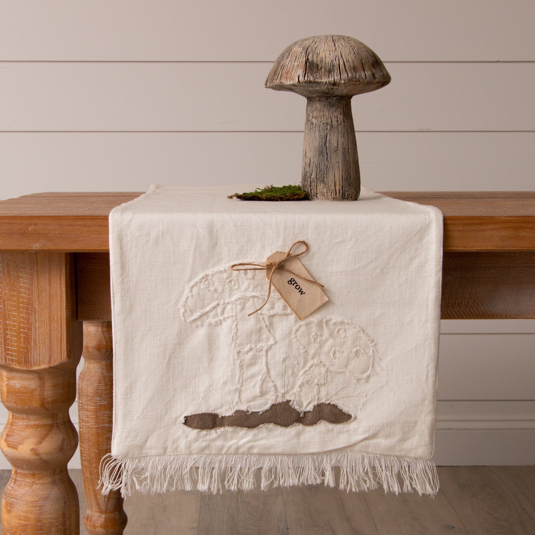 Raggedy Mushroom Table Runner