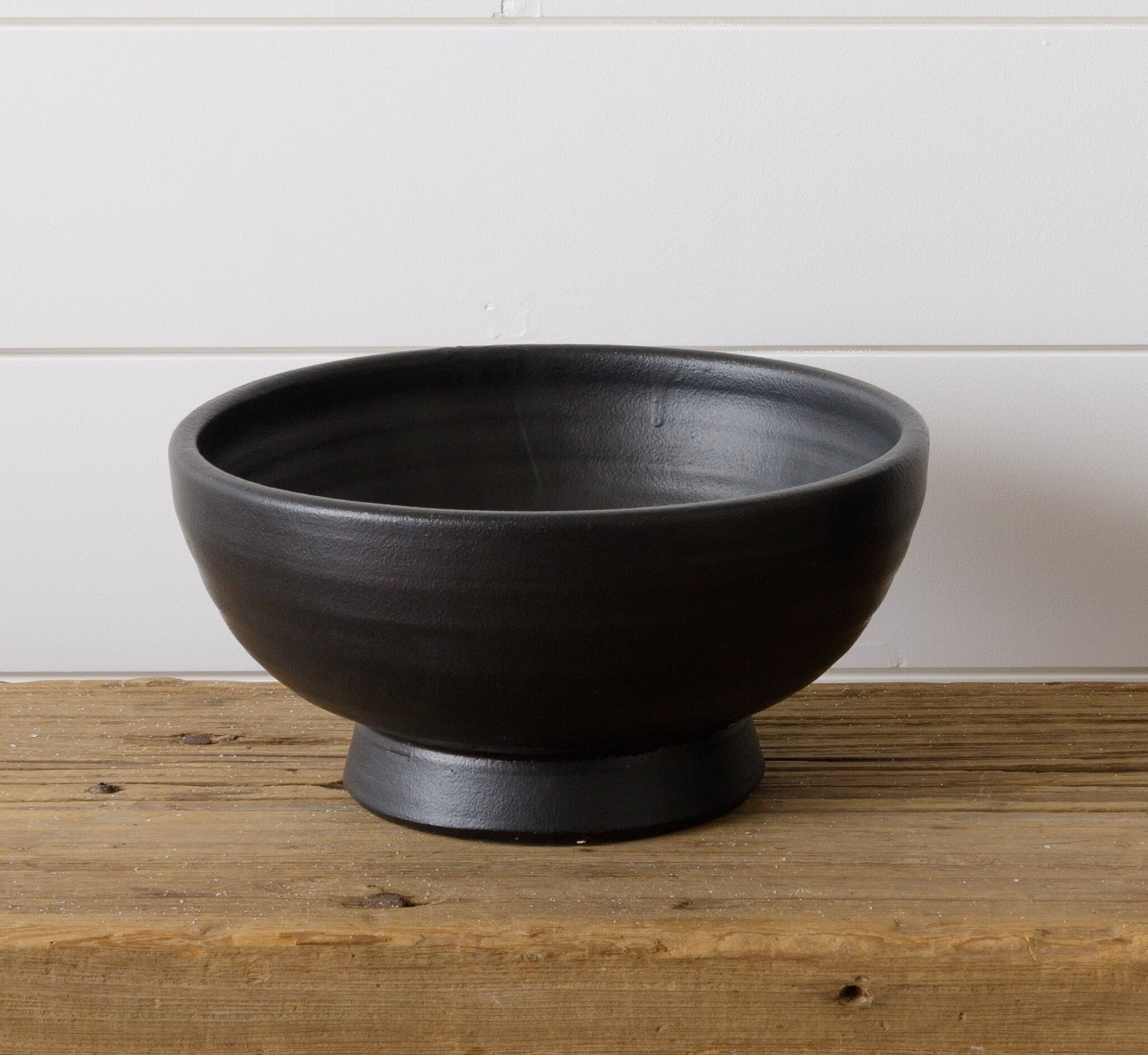 Black Pottery Bowl