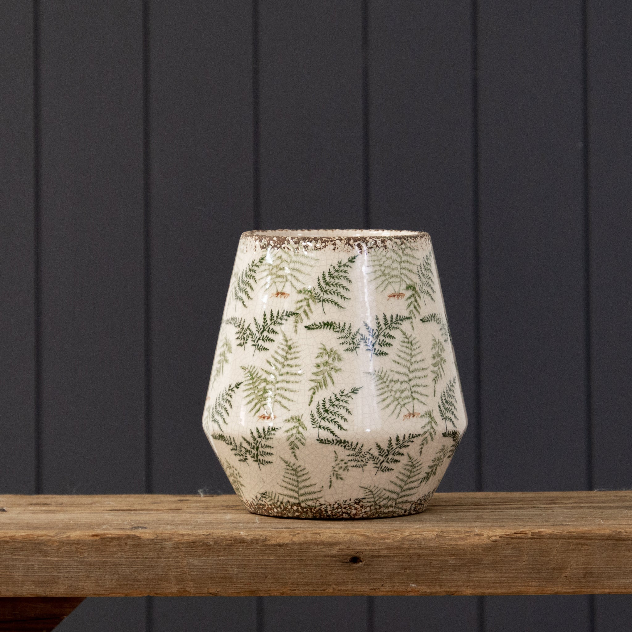 Pottery - Fern, Lg