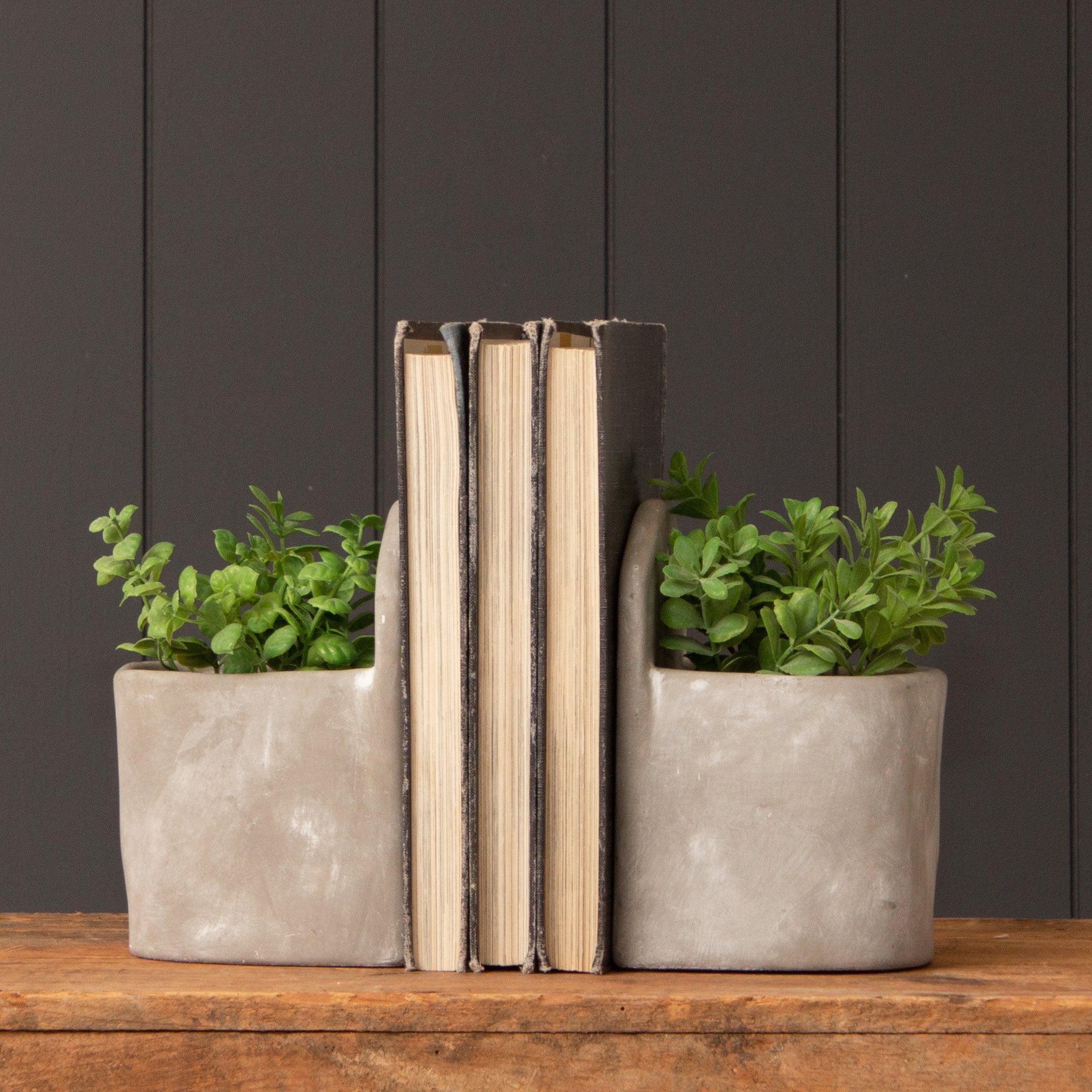 Cement Planter - Hangable Or Tabletop