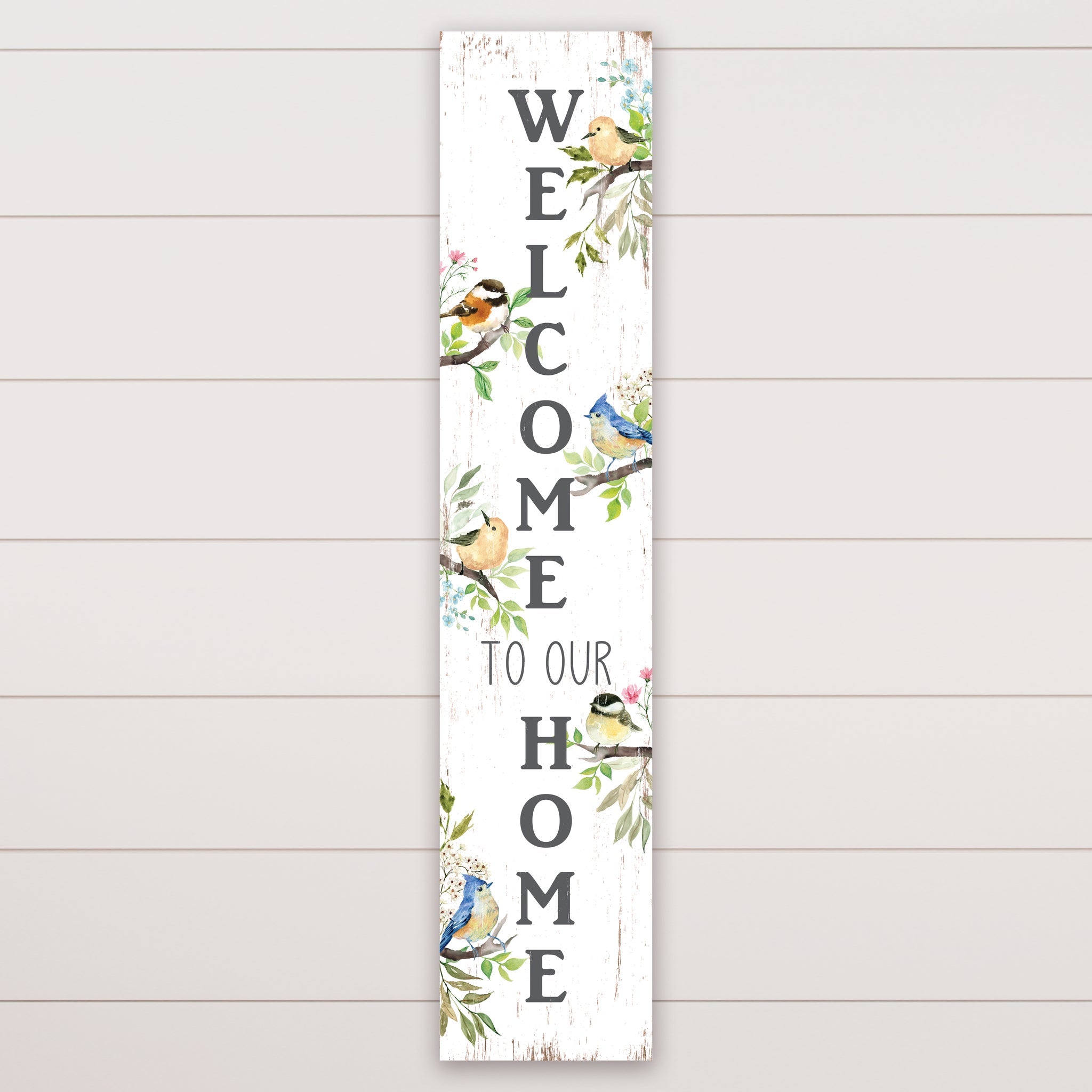 Songbirds Welcome Porch Sign