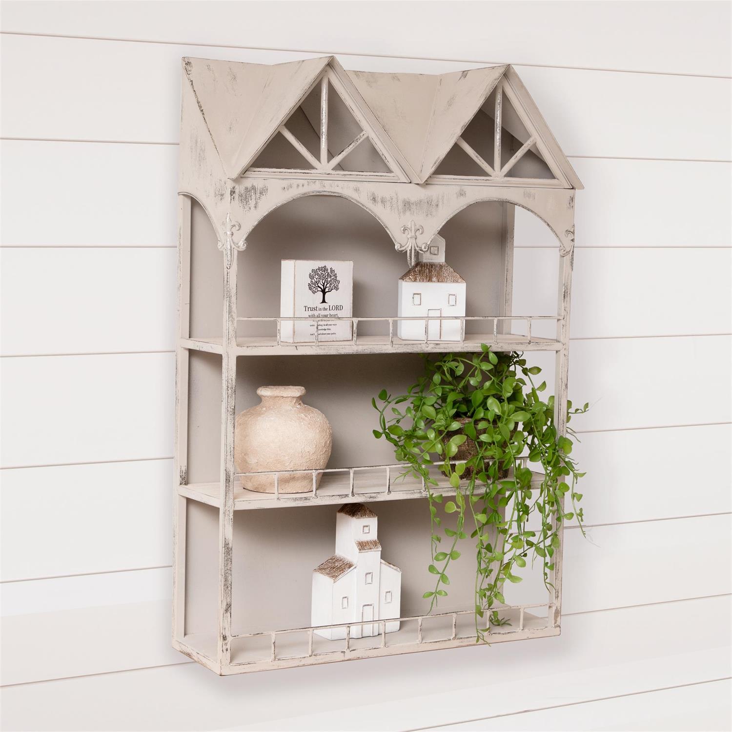House Shaped Wall Shelf