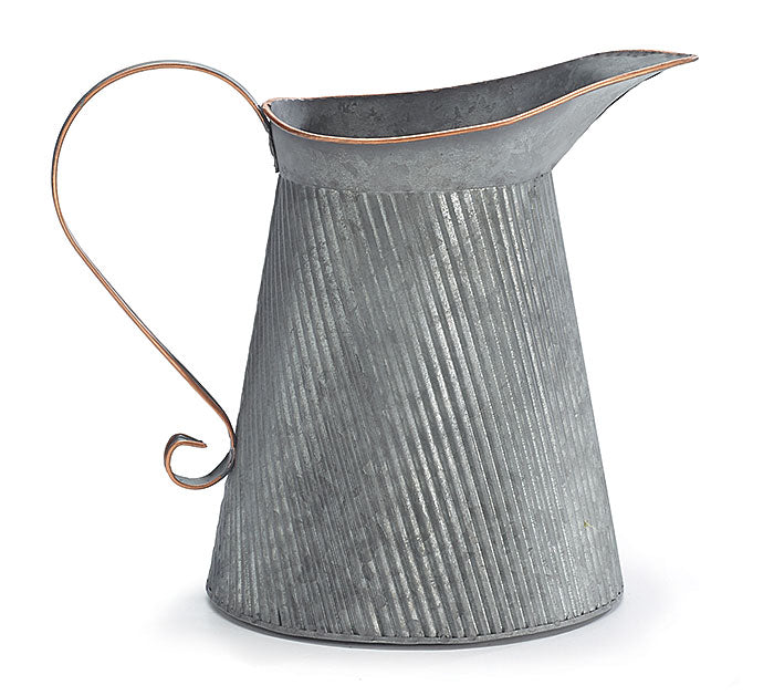 Galvanized Pitcher