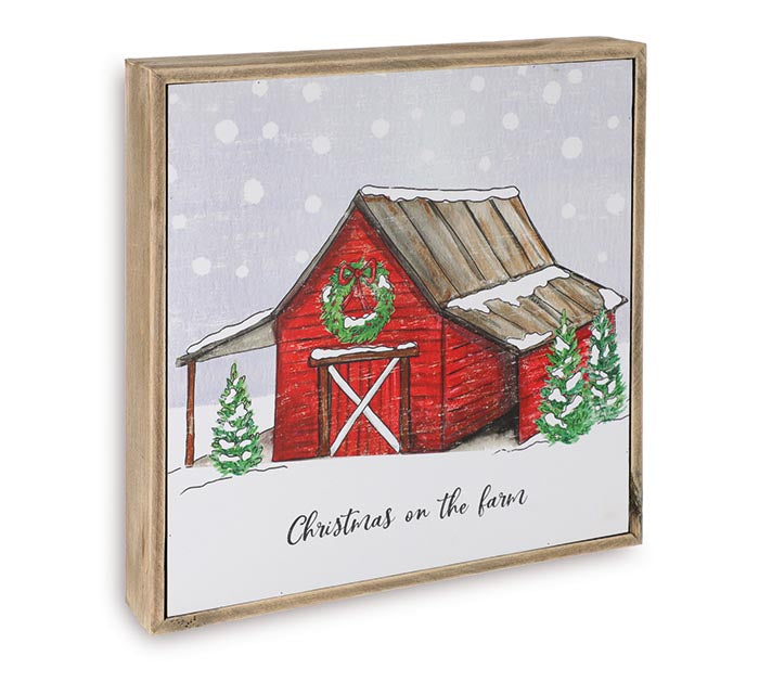 Christmas On The Farm Wall Art