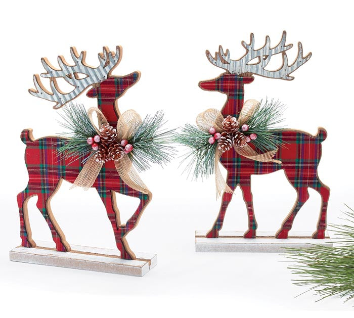 Medium Tartan Standing Deer