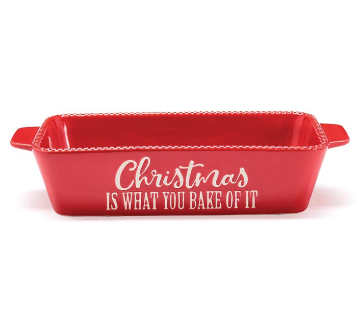 "Christmas Is.." Ceramic Baking Dish