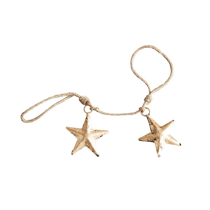 Golden Stars Two Star Garland