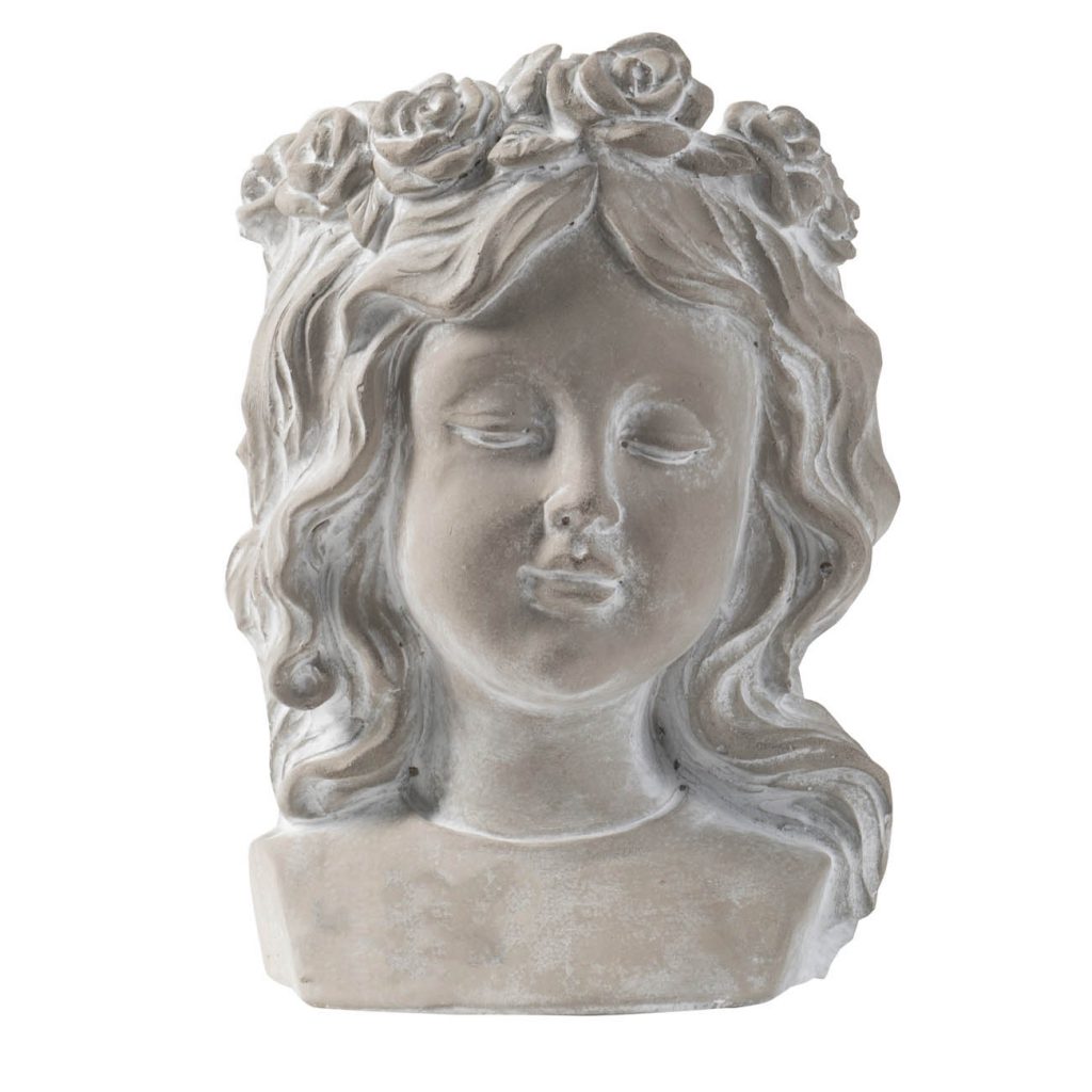 Sweet Child Cement Bust Planter (5610093641885)