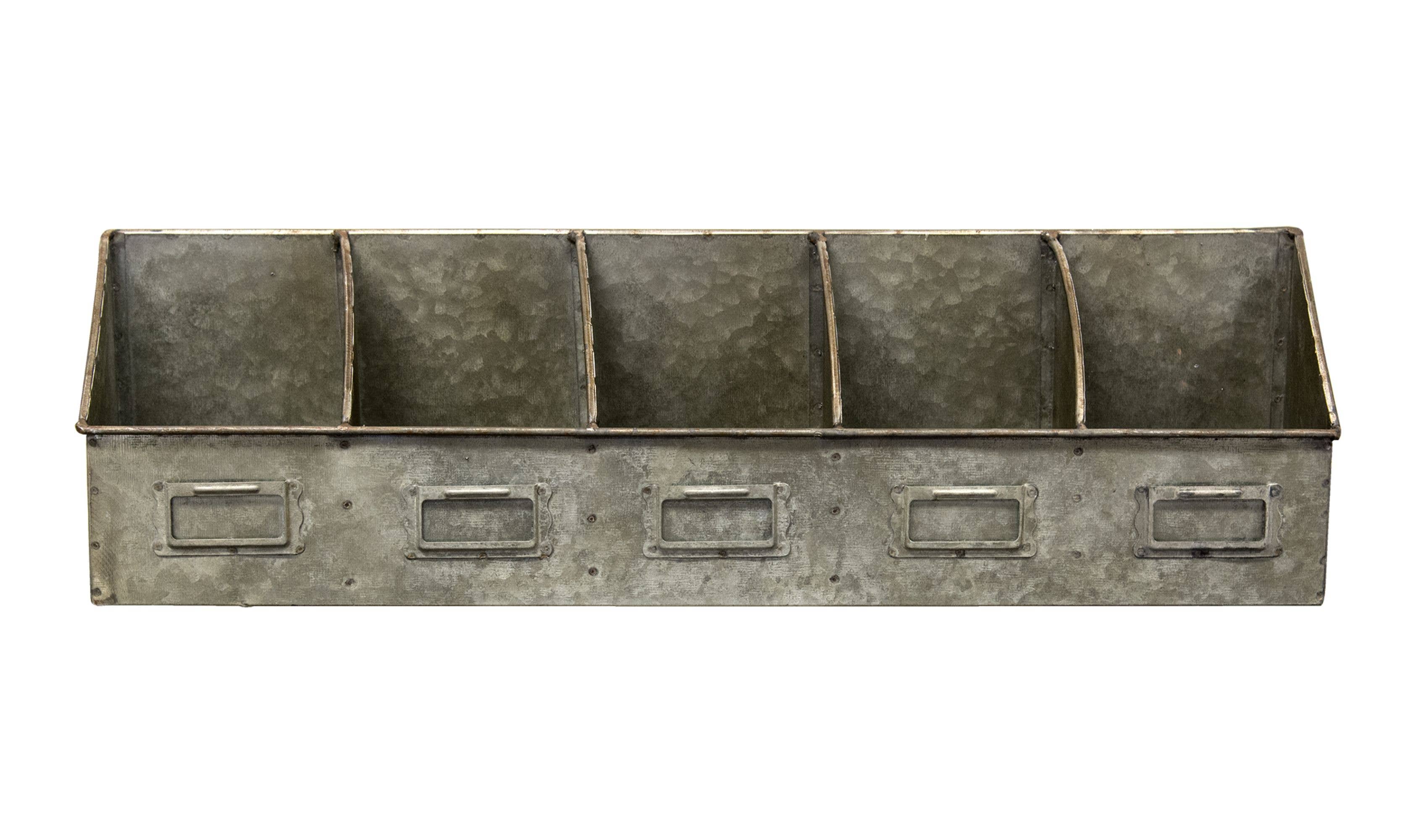 Galvanized Divided Orangizer