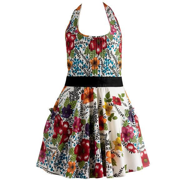 India Flower Apron (5609843982493)