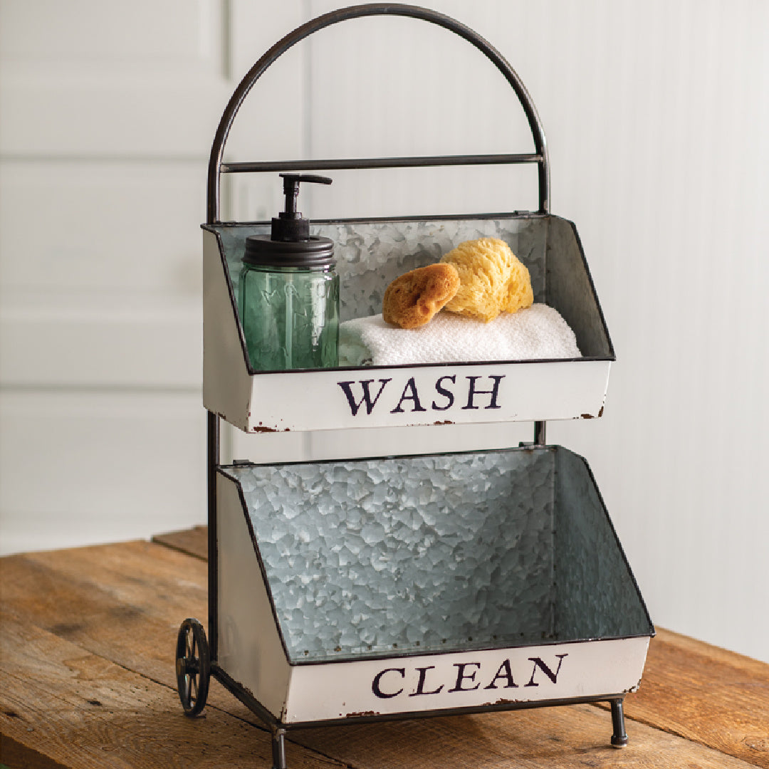 Wash and Clean Two-Tier Caddy