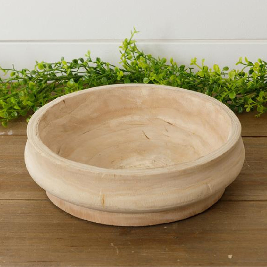 Carved Wood Bowl