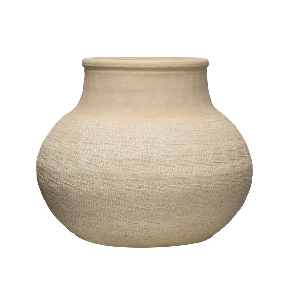 Textured TerraCotta Planter (5637937201309)