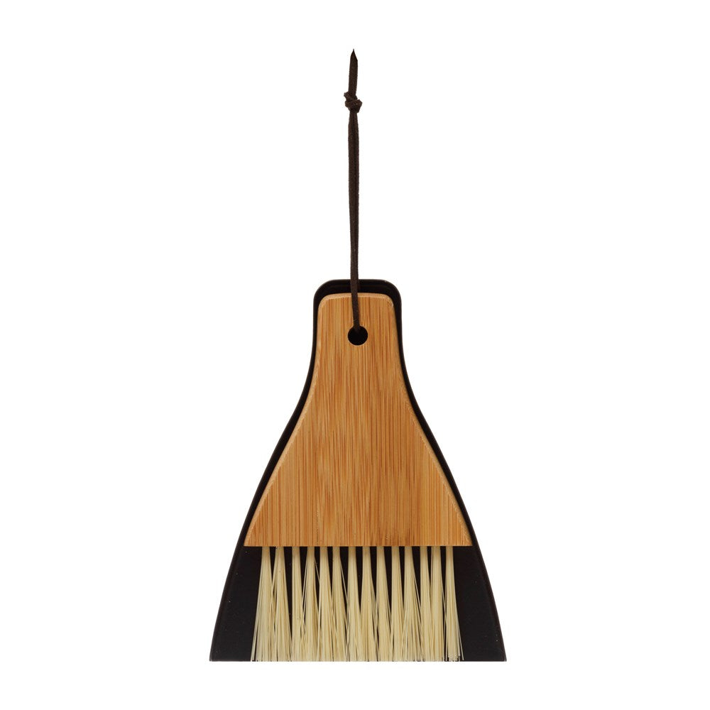 Bamboo Brush w/ Metal Pan