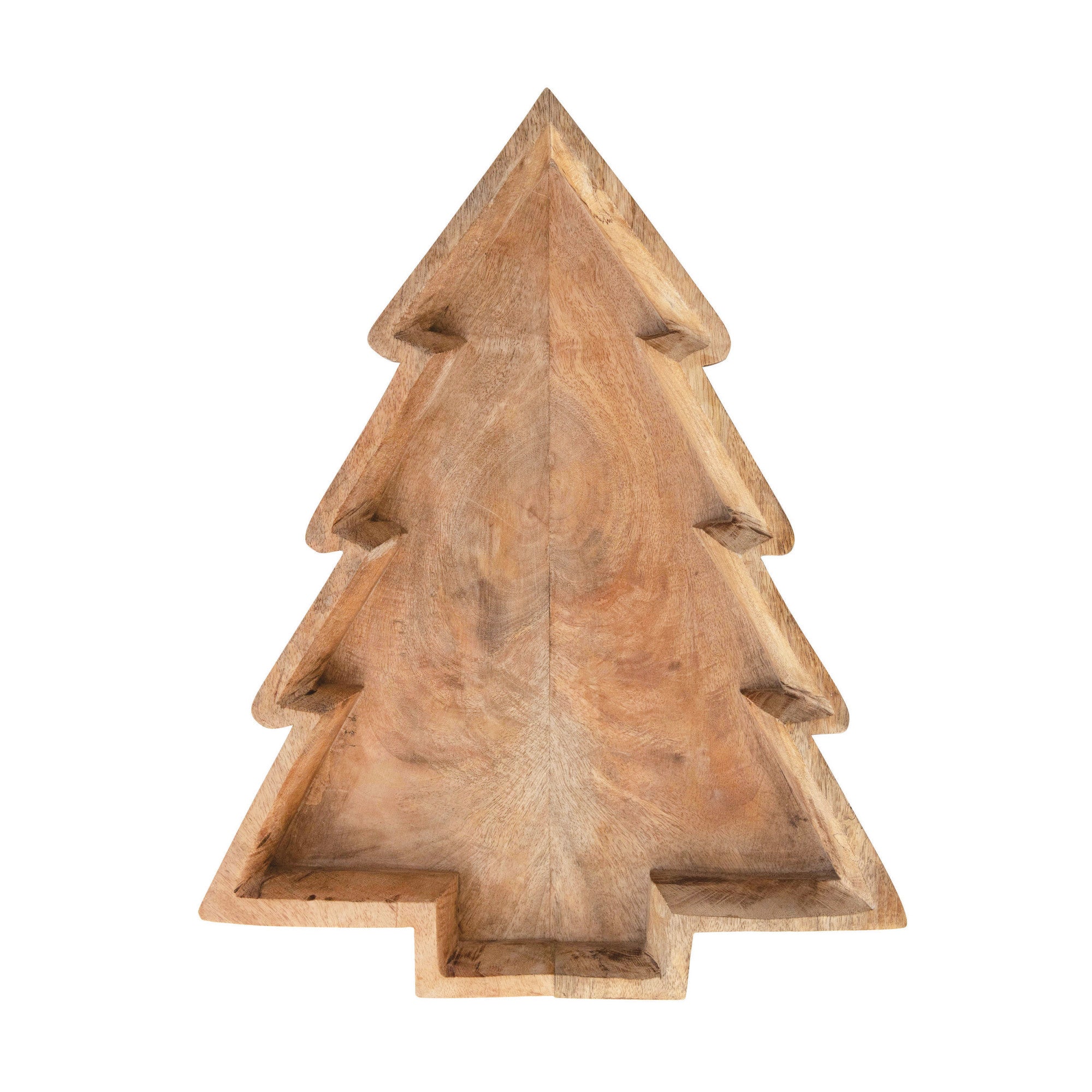 Over-Sized Mango Wood Tree Tray