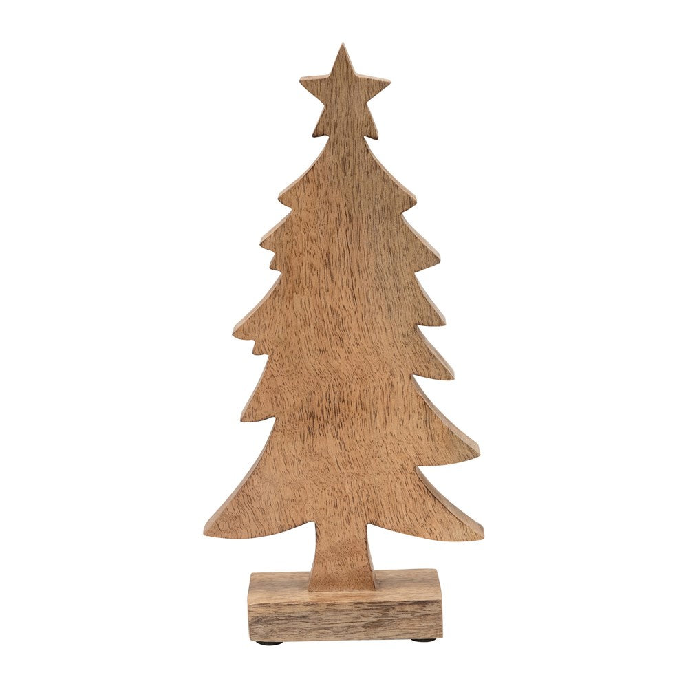 Hand Carved Wooden Tree (L)