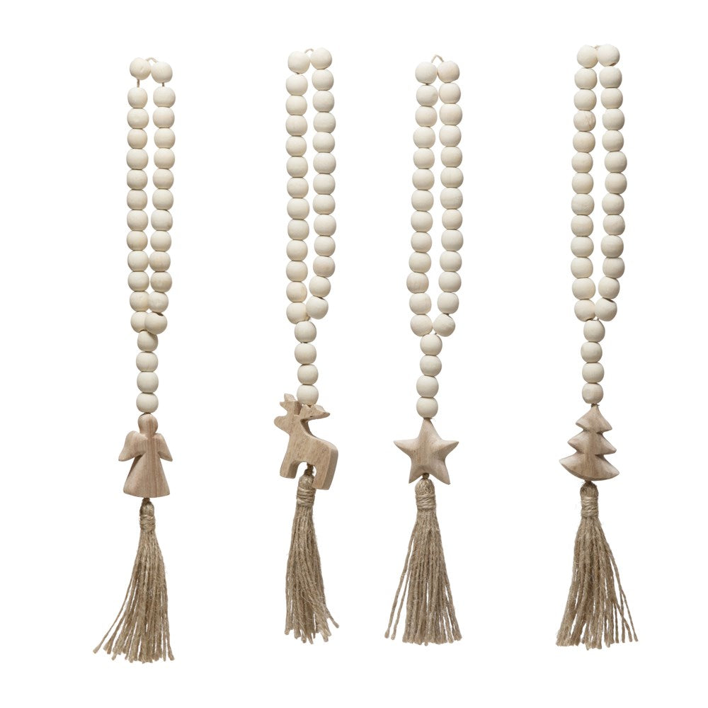 Neutral Holiday Beads w/ Icon