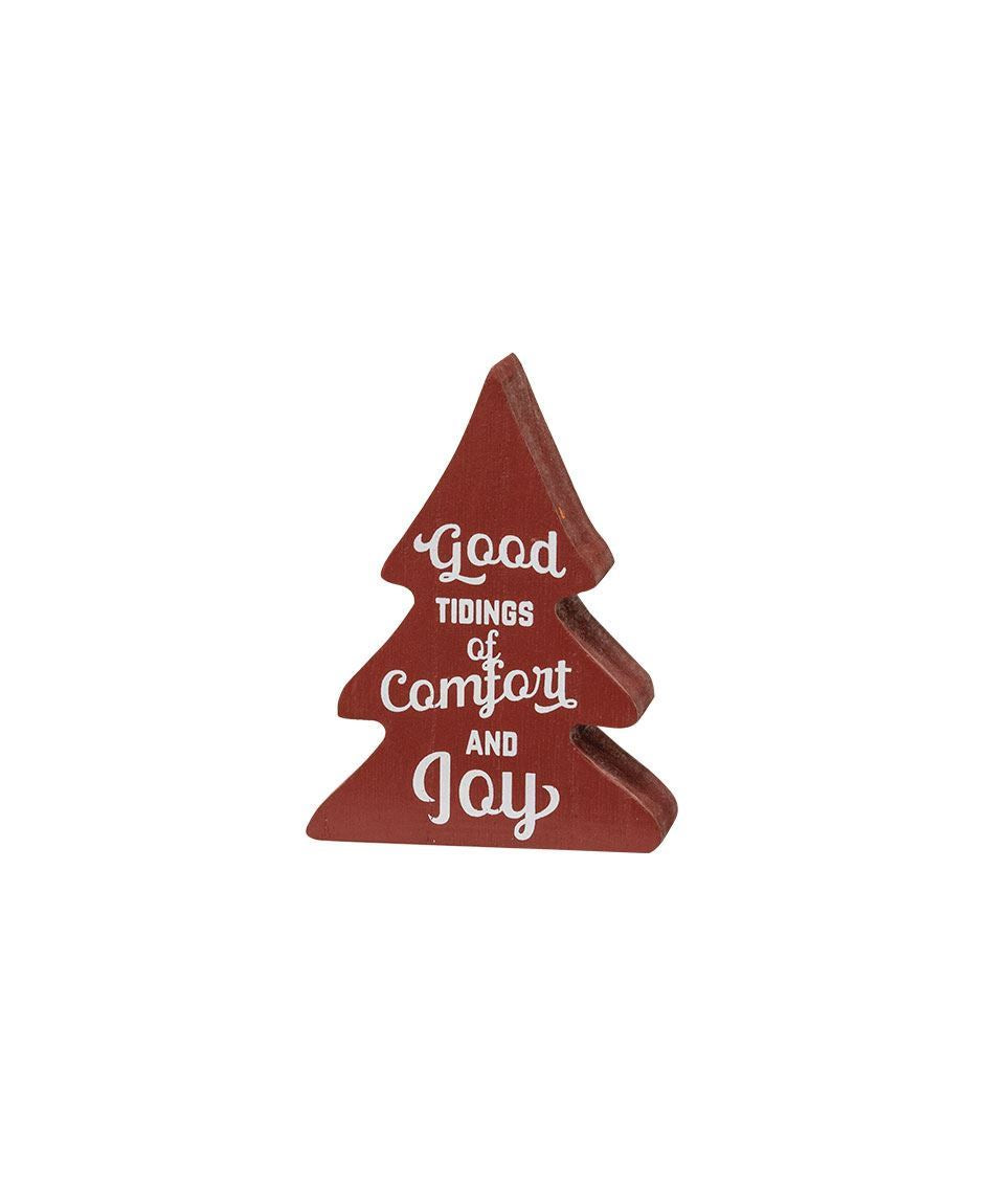 Wooden Christmas Carol Trees (S/3)