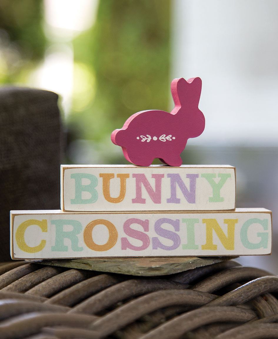 Bunny Crossing Block Stackers