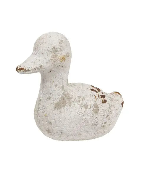Distressed Cement Duck