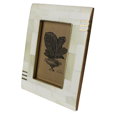 Acacia & Brass Frame - 4x6