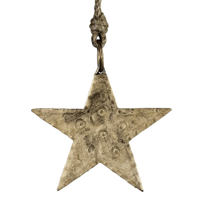 Pressed Star, Antique Brass - Sm