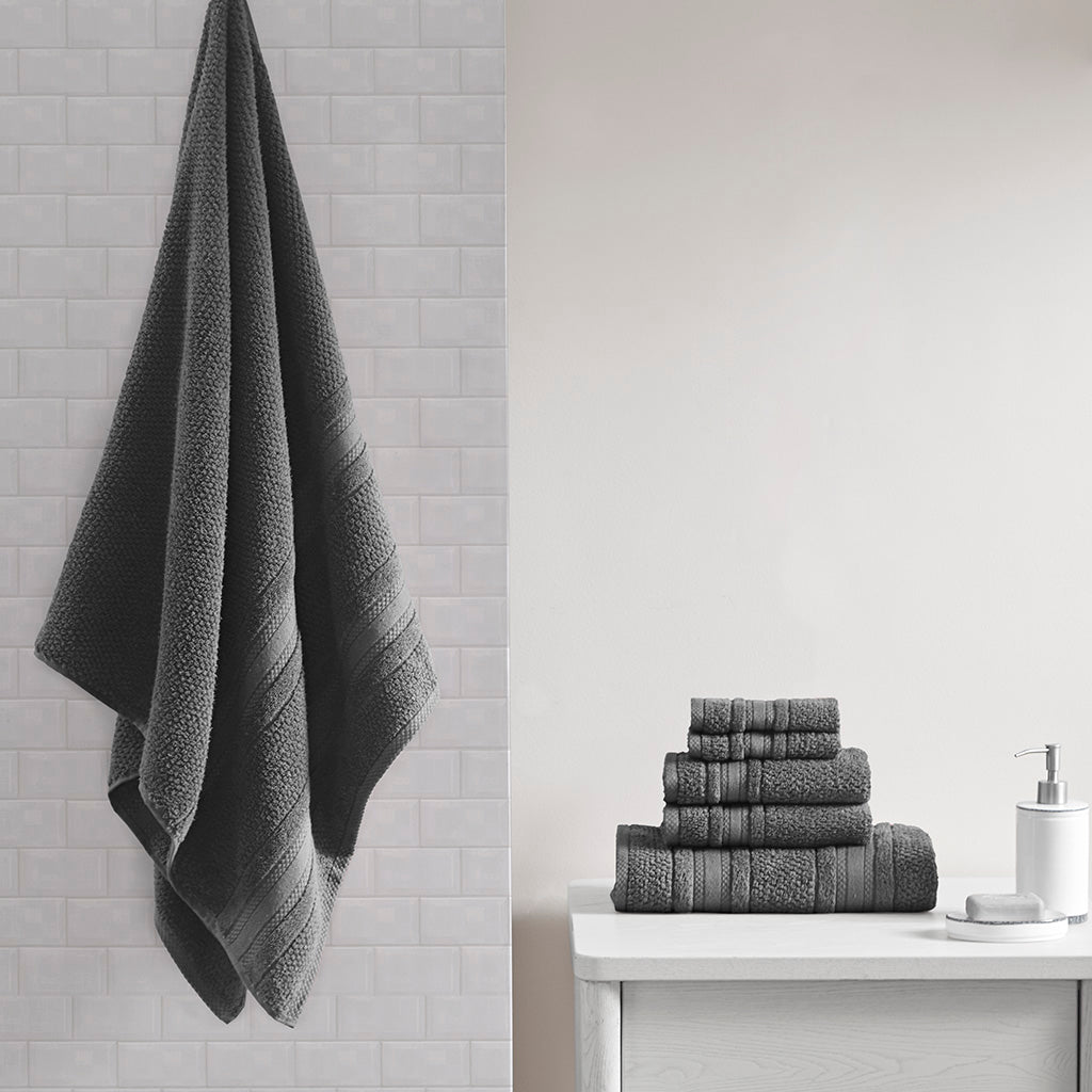 Adrien Super Soft Cotton Quick Dry Bath Towel 6 Piece Set