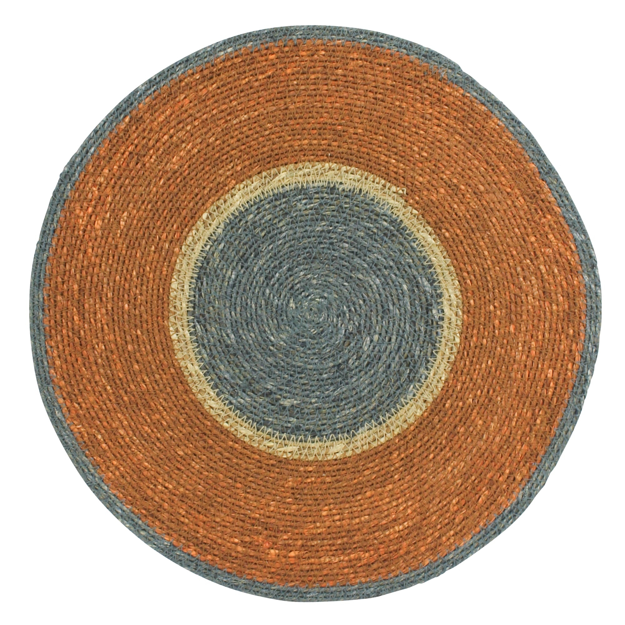 Placemat, Rust Seagrass - Rnd