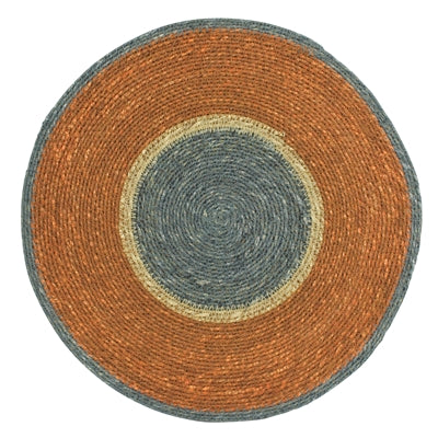 Placemat, Rust Seagrass - Rnd