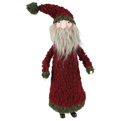 Wooly Santa, Felt - Lrg