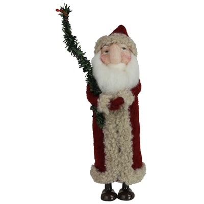 Festive Santa with Tall Tree, Felt