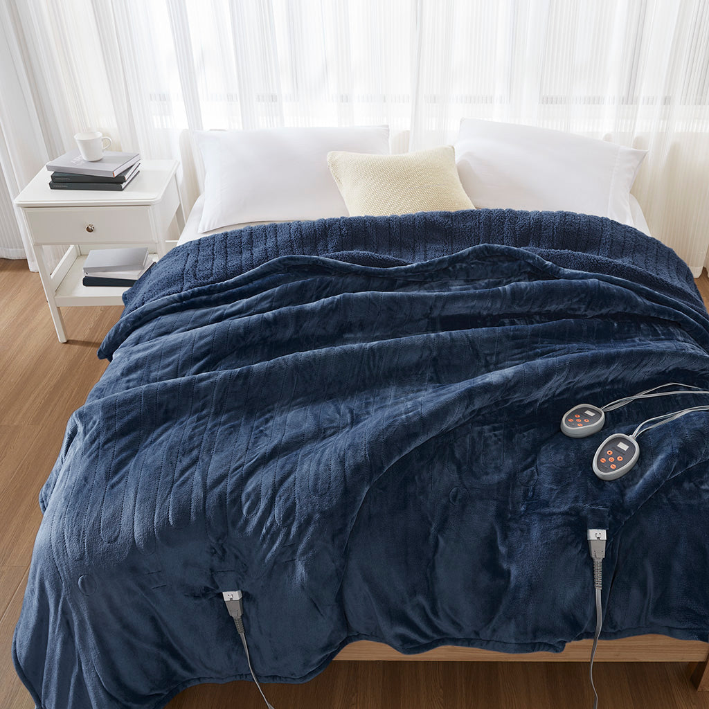 Heated Microlight to Berber Blanket
