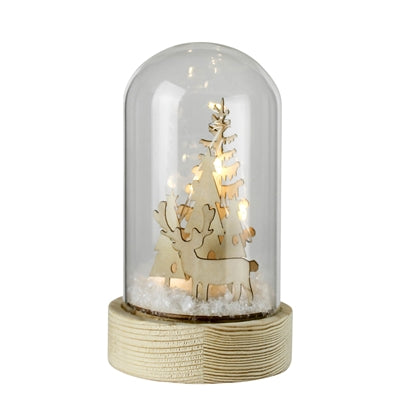 Snowglobe & Wood - Sm