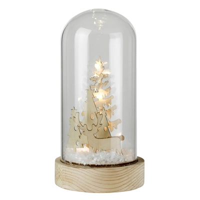 Snowglobe & Wood - Lrg