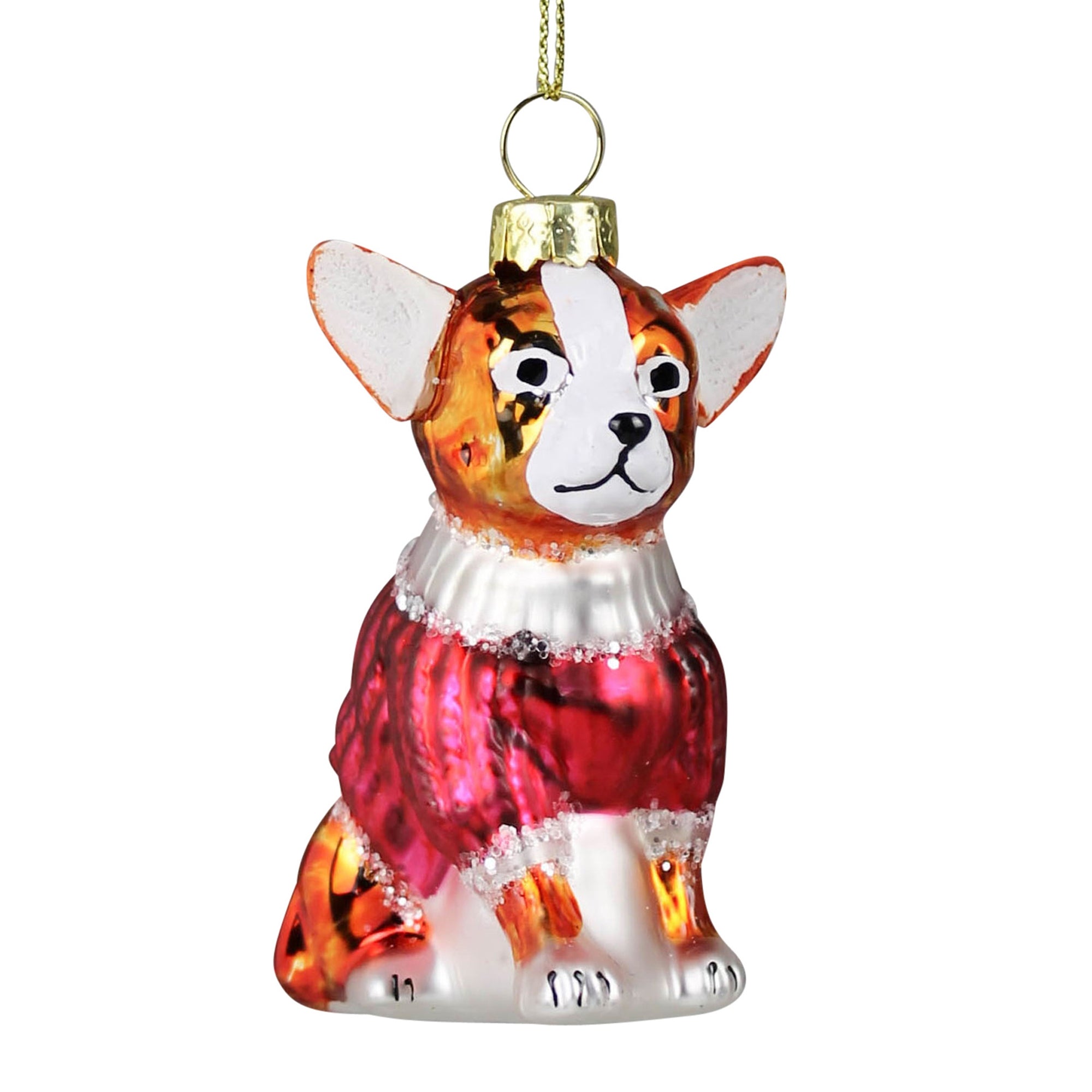 Chihuahua Ornament, Glass