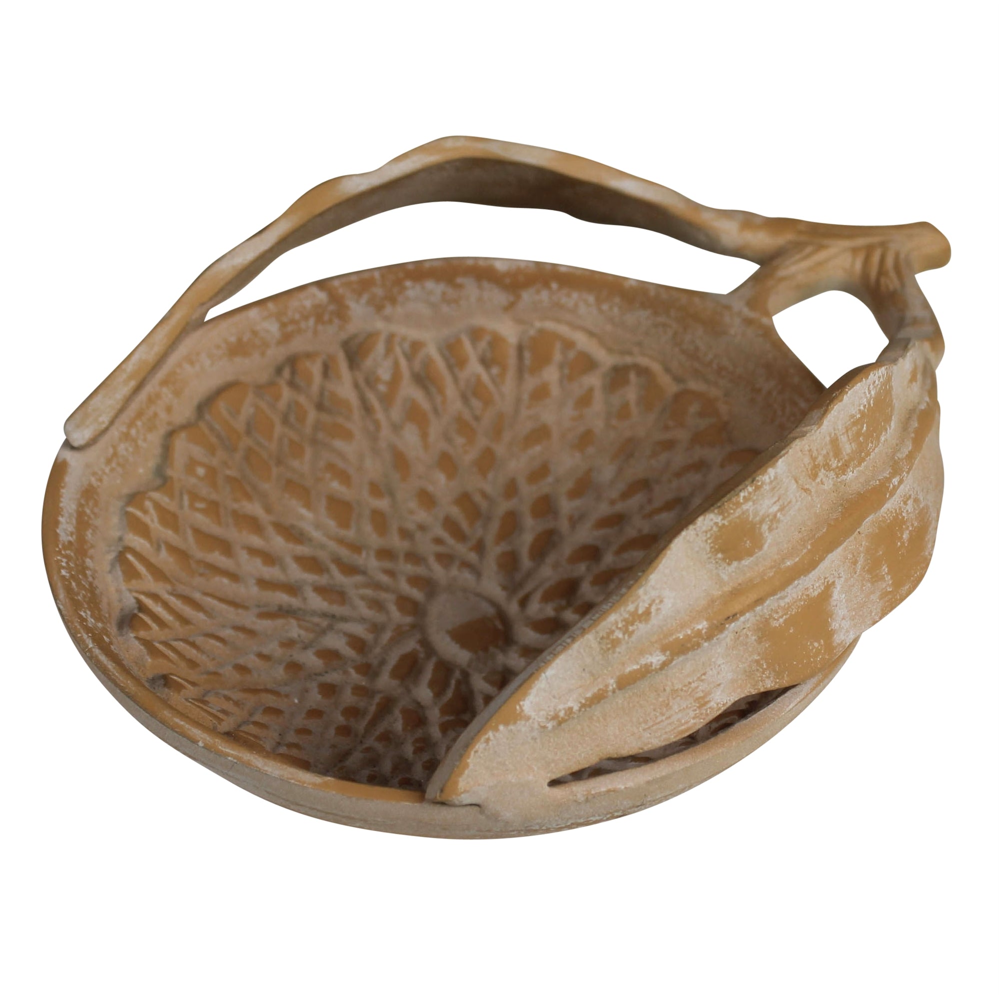 Flower Tray, Terra Cotta Whitewash