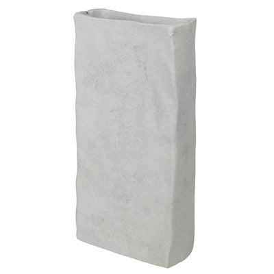 Corsica Rectangle Vase, White